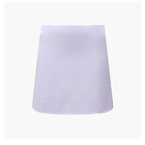 WeWoreWhat Revolve Mini Slip Skirt Satin Heather Purple Back Zipper Size Small S